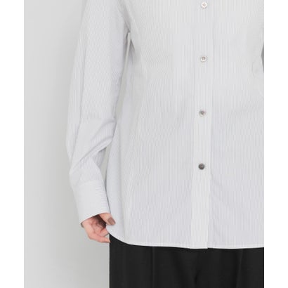 アーバンリサーチ URBAN RESEARCH new basic FORM SLEEVE STRIPE SHIRT （ホワイト）｜詳細画像