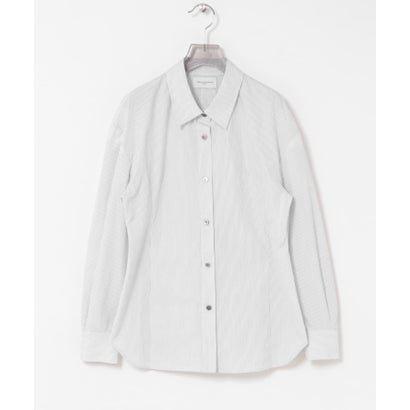 アーバンリサーチ URBAN RESEARCH new basic FORM SLEEVE STRIPE SHIRT （ホワイト）｜詳細画像