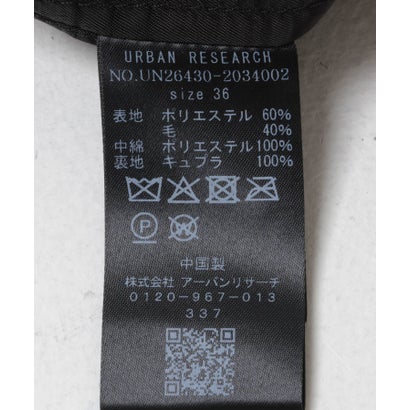 アーバンリサーチ URBAN RESEARCH new basic CLEAN BABY GILLET （ブラック）｜詳細画像