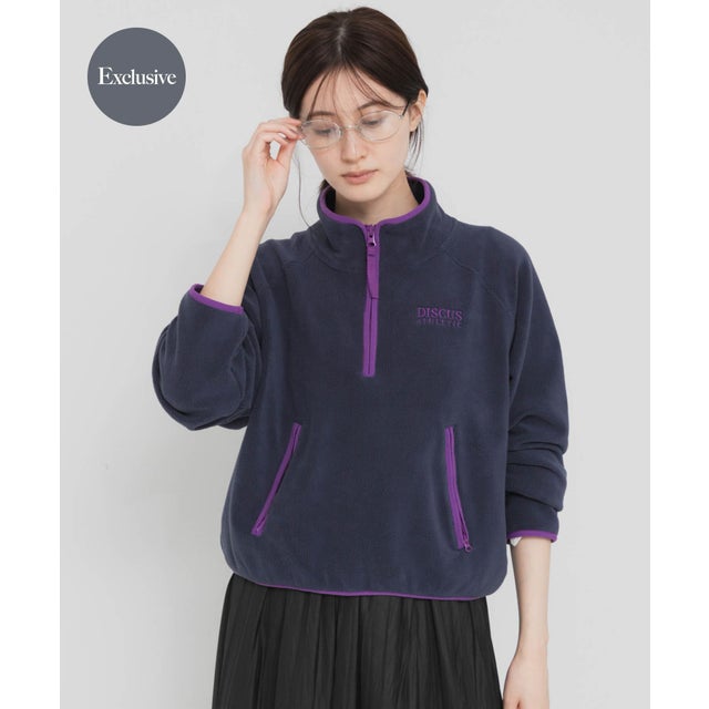 『別注』DISCUS ATHLETIC×FLEECE ANORAK （ネイビー）