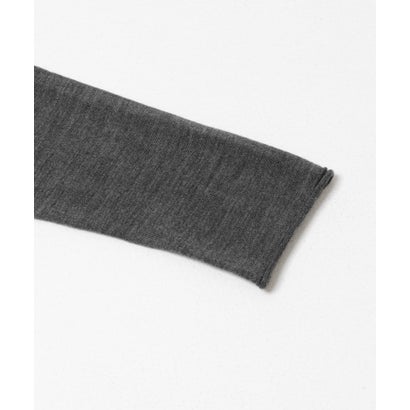 アーバンリサーチ URBAN RESEARCH WOOL SILK TURTLENECK KNIT （チャコールグレー）｜詳細画像