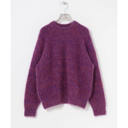 アーバンリサーチ URBAN RESEARCH new basic BLENDED FOG PULL KNIT （パープル）｜詳細画像