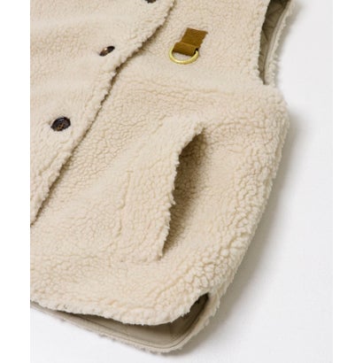 アーバンリサーチ URBAN RESEARCH Barbour BOWES FLEECE GILET （アイボリー）｜詳細画像