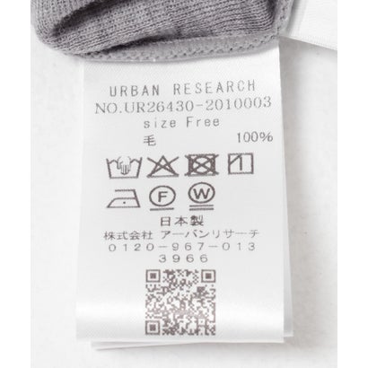 アーバンリサーチ URBAN RESEARCH W100タートルネックカットソー （レッド）｜詳細画像
