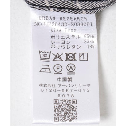 Picchi Nia Grandpa Check Shirts （ブラック）｜詳細画像