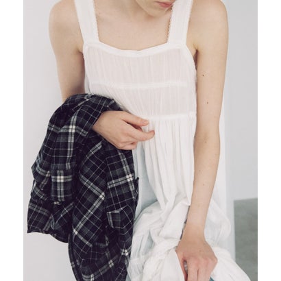 Picchi Nia Grandpa Check Shirts （ブラック）｜詳細画像