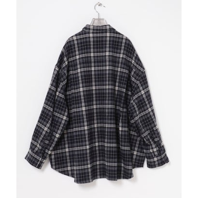 Picchi Nia Grandpa Check Shirts （ブラック）｜詳細画像