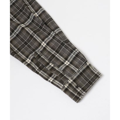 Picchi Nia Grandpa Check Shirts （グレー）｜詳細画像