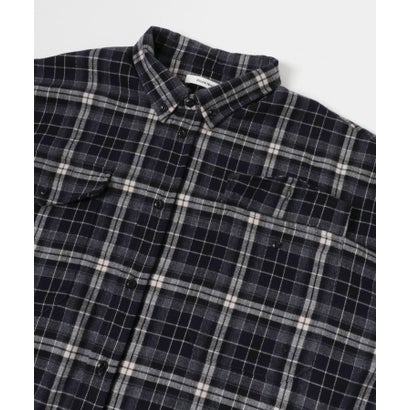 Picchi Nia Grandpa Check Shirts （グレー）｜詳細画像