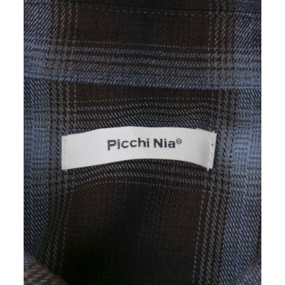 Picchi Nia Sunday Check Shirts （ブラウン）｜詳細画像