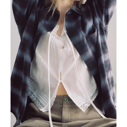 Picchi Nia Sunday Check Shirts （ブラウン）｜詳細画像