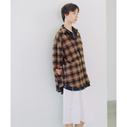 Picchi Nia Sunday Check Shirts （ブルー）｜詳細画像