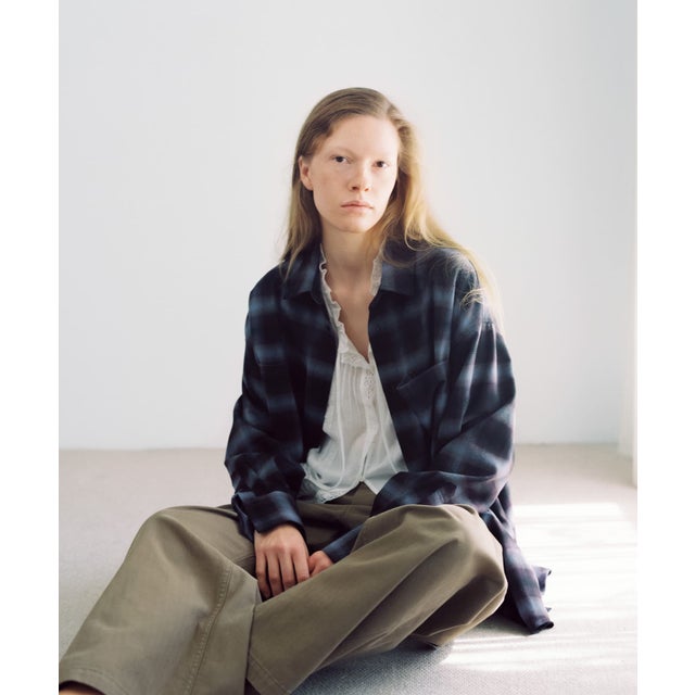 Picchi Nia Sunday Check Shirts （ブルー）