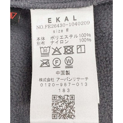 エカル EKAL POLARTEC FLEECE PANTS （ブラック）｜詳細画像