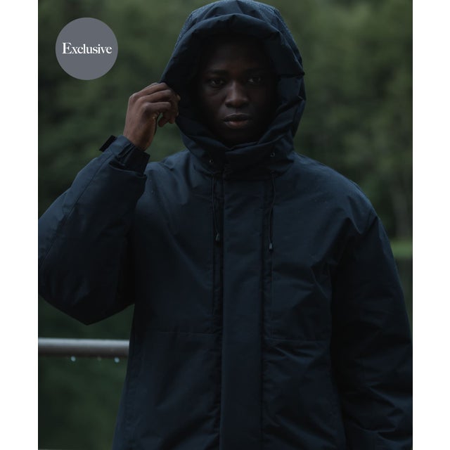 『別注』Mizuno×GORE-TEX WINDSTOPPER ダウンジャケット （ブラック）