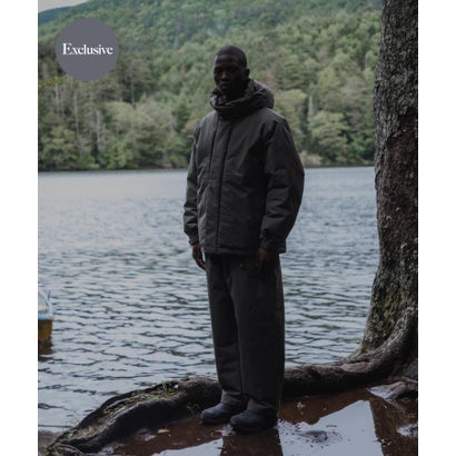 『別注』Mizuno×EKAL GORE-TEX WINDSTOPPER トラックパンツ （ブラック）｜詳細画像