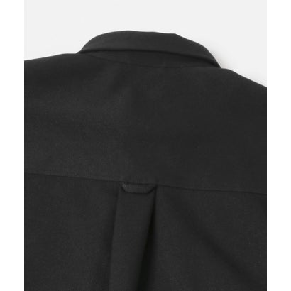 WOOL LIKE LONG-SLEEVE SHIRTS （ブラック）｜詳細画像