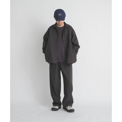 WOOL LIKE LONG-SLEEVE SHIRTS （ブラウン）｜詳細画像