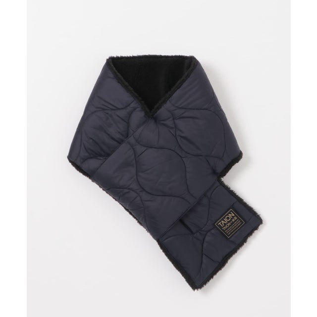 TAION Reversible Down Scarf （ネイビー）
