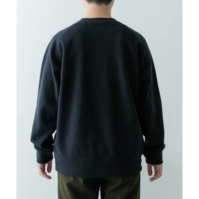 アイテムズ アーバンリサーチ ITEMS URBAN RESEARCH 発熱機能 クルーネックラグランTops （オフホワイト）｜詳細画像