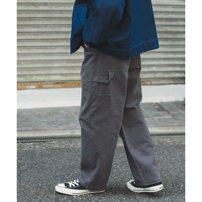 アイテムズ アーバンリサーチ ITEMS URBAN RESEARCH Duck Painter Pants （ブラック）｜詳細画像