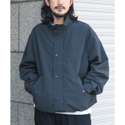 『防風/撥水』ナイロンスタンドネックミリタリーブルゾン （グレー系その他）｜詳細画像