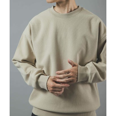 アイテムズ アーバンリサーチ ITEMS URBAN RESEARCH ボンディングモールスウェットプルオーバー （アイボリー）｜詳細画像