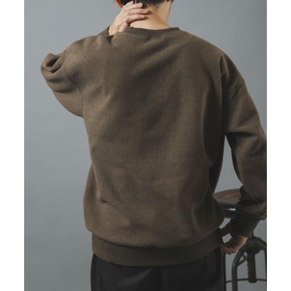 アイテムズ アーバンリサーチ ITEMS URBAN RESEARCH ボンディングモールスウェットプルオーバー （アイボリー）｜詳細画像