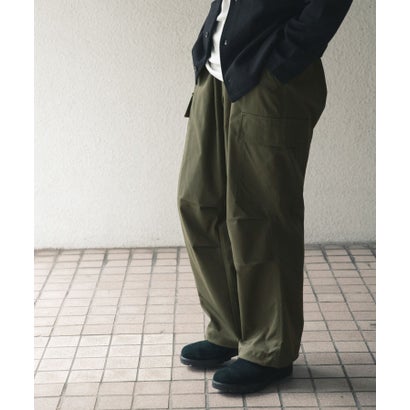 アイテムズ アーバンリサーチ ITEMS URBAN RESEARCH 『速乾/イージーケア』高機能ウエストイージー ツイルカーゴパンツ （カモフラージュ）｜詳細画像