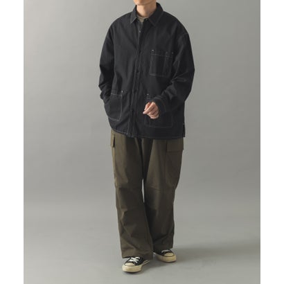 アイテムズ アーバンリサーチ ITEMS URBAN RESEARCH 『速乾/イージーケア』高機能ウエストイージー ツイルカーゴパンツ （カモフラージュ）｜詳細画像