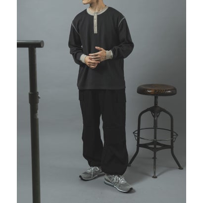 アイテムズ アーバンリサーチ ITEMS URBAN RESEARCH 『速乾/イージーケア』高機能ウエストイージー ツイルカーゴパンツ （カモフラージュ）｜詳細画像