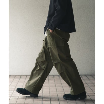 アイテムズ アーバンリサーチ ITEMS URBAN RESEARCH 『速乾/イージーケア』高機能ウエストイージー ツイルカーゴパンツ （カモフラージュ）｜詳細画像