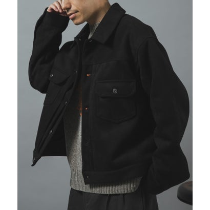 アイテムズ アーバンリサーチ ITEMS URBAN RESEARCH F.S. プリーテッド トラッカージャケット （ダークブラウン）｜詳細画像