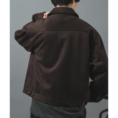 アイテムズ アーバンリサーチ ITEMS URBAN RESEARCH F.S. プリーテッド トラッカージャケット （ブラック）｜詳細画像
