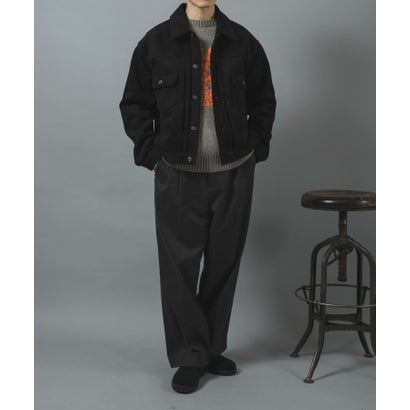 アイテムズ アーバンリサーチ ITEMS URBAN RESEARCH F.S. プリーテッド トラッカージャケット （ベージュ）｜詳細画像