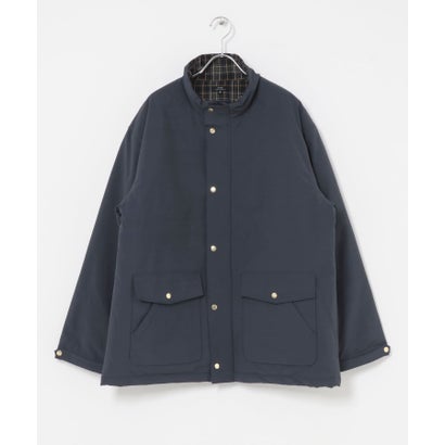 アイテムズ アーバンリサーチ ITEMS URBAN RESEARCH チェックライニング 中綿 ジャケット （ブラック）｜詳細画像
