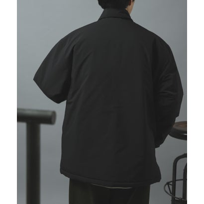 アイテムズ アーバンリサーチ ITEMS URBAN RESEARCH チェックライニング 中綿 ジャケット （ブラック）｜詳細画像