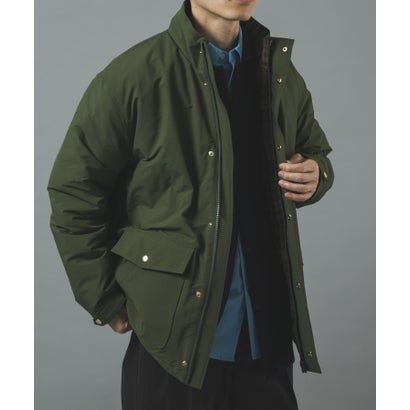 アイテムズ アーバンリサーチ ITEMS URBAN RESEARCH チェックライニング 中綿 ジャケット （ブラック）｜詳細画像