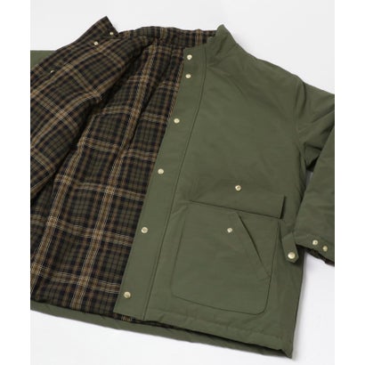 アイテムズ アーバンリサーチ ITEMS URBAN RESEARCH チェックライニング 中綿 ジャケット （ブラック）｜詳細画像