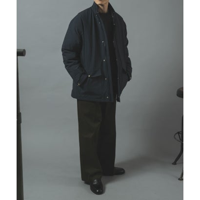 アイテムズ アーバンリサーチ ITEMS URBAN RESEARCH チェックライニング 中綿 ジャケット （ネイビー）｜詳細画像