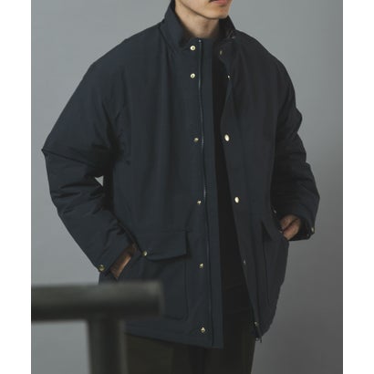 アイテムズ アーバンリサーチ ITEMS URBAN RESEARCH チェックライニング 中綿 ジャケット （ネイビー）｜詳細画像