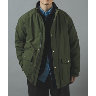 アイテムズ アーバンリサーチ ITEMS URBAN RESEARCH チェックライニング 中綿 ジャケット （ネイビー）｜詳細画像