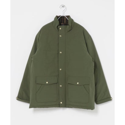 アイテムズ アーバンリサーチ ITEMS URBAN RESEARCH チェックライニング 中綿 ジャケット （ネイビー）｜詳細画像