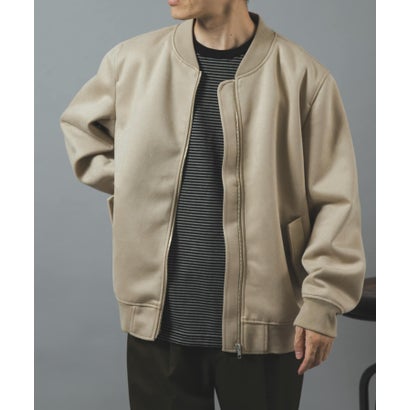 アイテムズ アーバンリサーチ ITEMS URBAN RESEARCH F.S. MA-1 ジップアップブルゾン （ベージュ）｜詳細画像