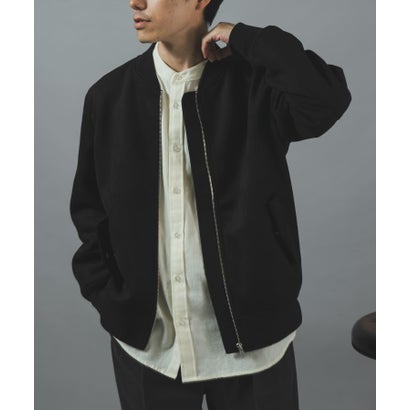 アイテムズ アーバンリサーチ ITEMS URBAN RESEARCH F.S. MA-1 ジップアップブルゾン （ベージュ）｜詳細画像