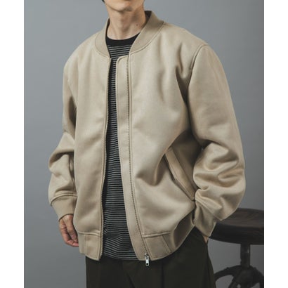 アイテムズ アーバンリサーチ ITEMS URBAN RESEARCH F.S. MA-1 ジップアップブルゾン （ダークブラウン）｜詳細画像