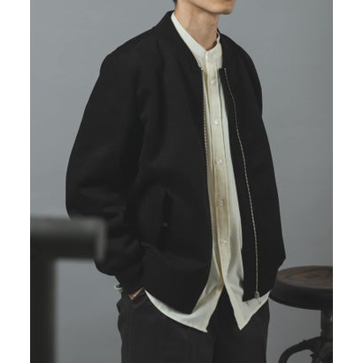 アイテムズ アーバンリサーチ ITEMS URBAN RESEARCH F.S. MA-1 ジップアップブルゾン （ダークブラウン）｜詳細画像