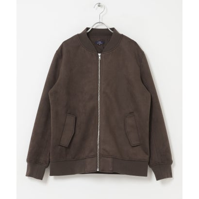 アイテムズ アーバンリサーチ ITEMS URBAN RESEARCH F.S. MA-1 ジップアップブルゾン （ダークブラウン）｜詳細画像