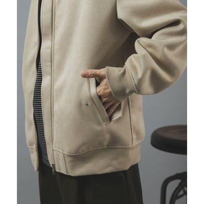 アイテムズ アーバンリサーチ ITEMS URBAN RESEARCH F.S. MA-1 ジップアップブルゾン （ブラック）｜詳細画像