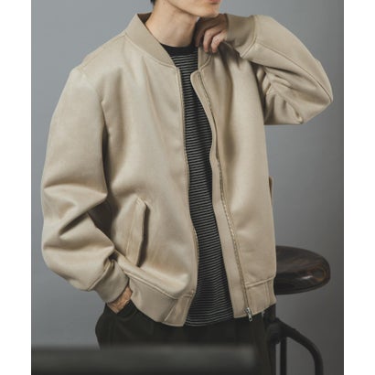 アイテムズ アーバンリサーチ ITEMS URBAN RESEARCH F.S. MA-1 ジップアップブルゾン （ブラック）｜詳細画像